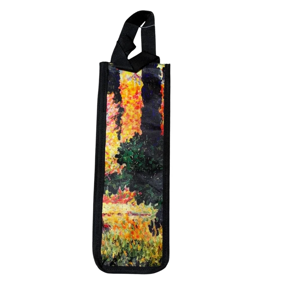 Claude Monet Impressionist Art‎ Print Reusable Wine Bottle Bags